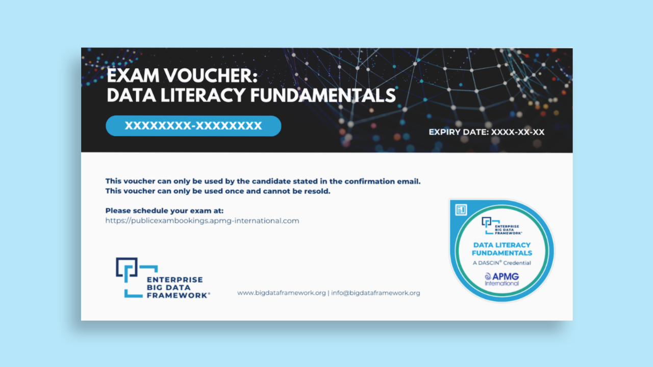 Data Literacy Fundamentals Exam Voucher