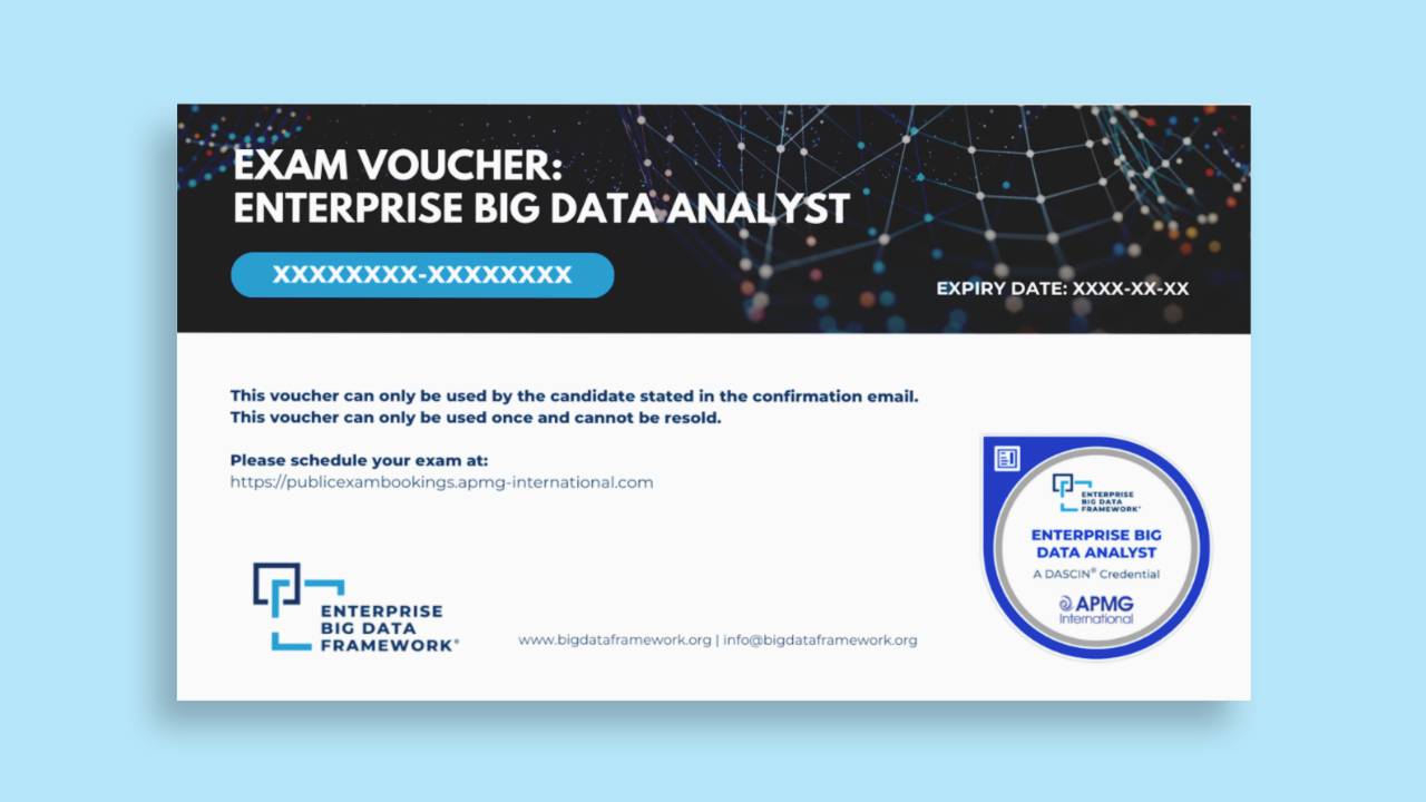Enterprise Big Data Analyst (EBDA) Exam Voucher