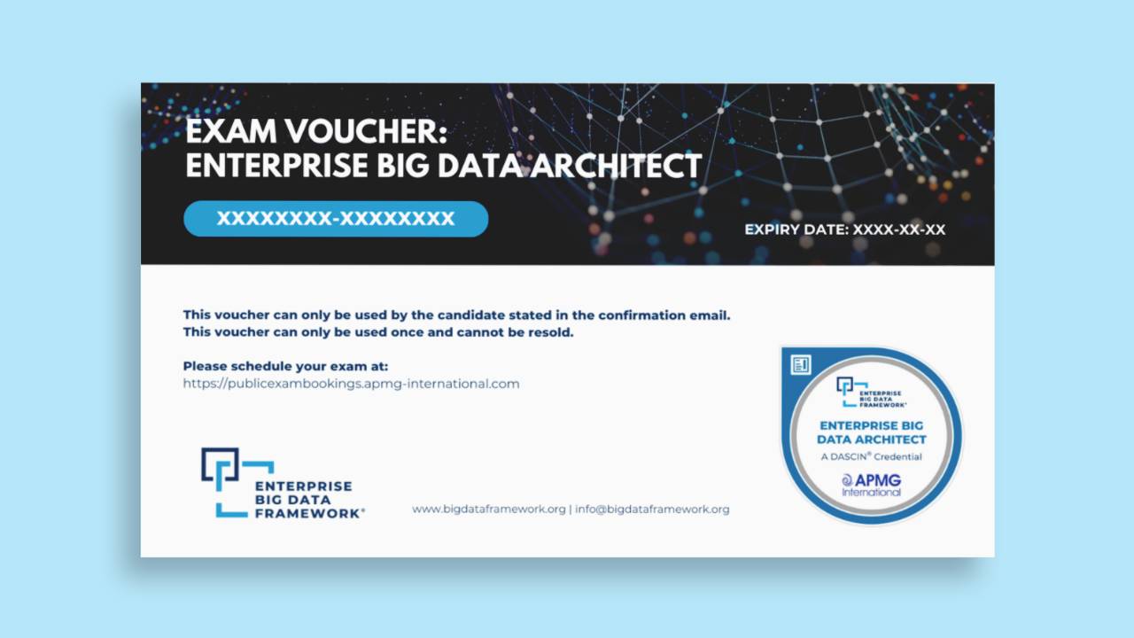 Enterprise Big Data Architect (EBDAR) Exam Voucher Enterprise Big Data Architect Exam Voucher
