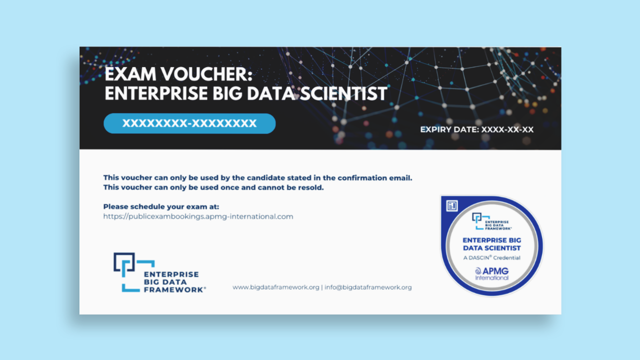 Enterprise Big Data Scientist (EBDS) Exam Voucher