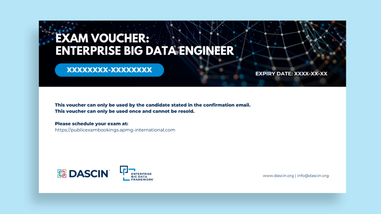 Enterprise Big Data Engineer Exam Voucher